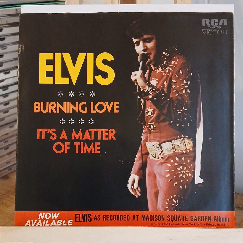Elvis Presley - Burning Love - RCA Records 45RPM